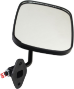 Espejo retrovisor para tractor excavadora exterior carretilla elevadora caravana camiones vehículo eléctrico tres cuatro ruedas reparto remolque césped cargador carrito de golf (negro, un par) - Imagen 4