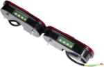 2PCS Pilotos LED Remolque, 12V Impermeable Universal Piloto Trasero Remolque Luces de Freno Traseras Con Lámpara De Matrícula, Para Camión/RV/Caravana/Barco/Luces Remolque Traseras (2PCS) - Imagen 2